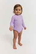 Nylon Blend Logo Frill Swimsuit