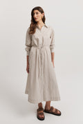 Tie Front Midi Dress
