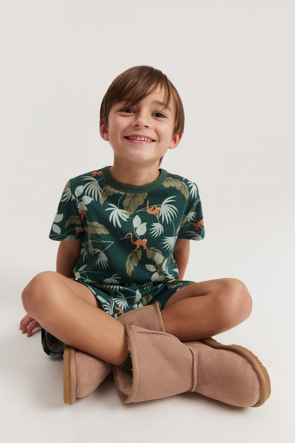 Cotton Monkey Pyjama Set