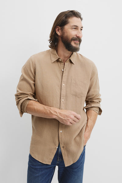 Organically Grown Linen Regular Fit Shirt
