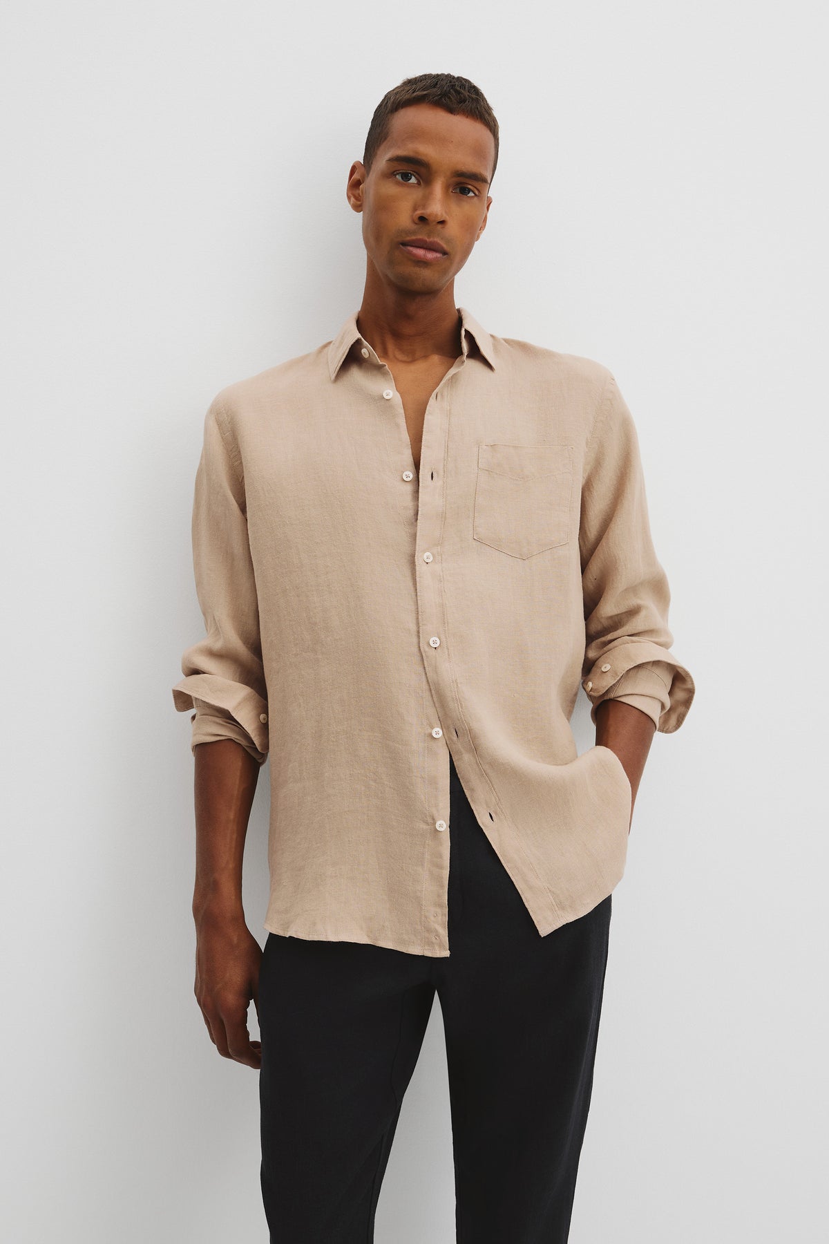 Organically Grown Linen Regular Fit Shirt