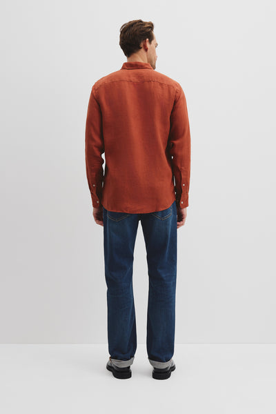 Organically Grown Linen Regular Fit Shirt