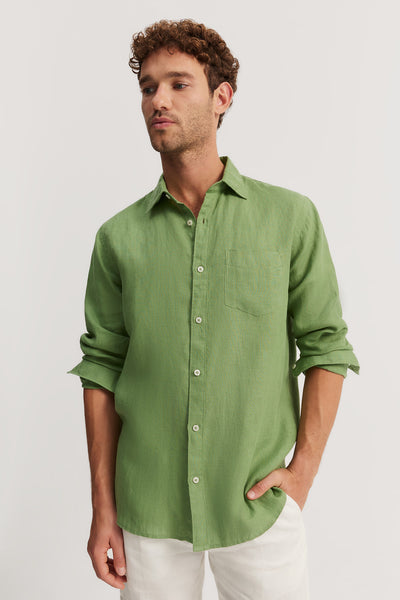 Organically Grown Linen Regular Fit Shirt