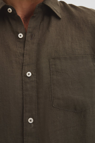 Organically Grown Linen Regular Fit Shirt