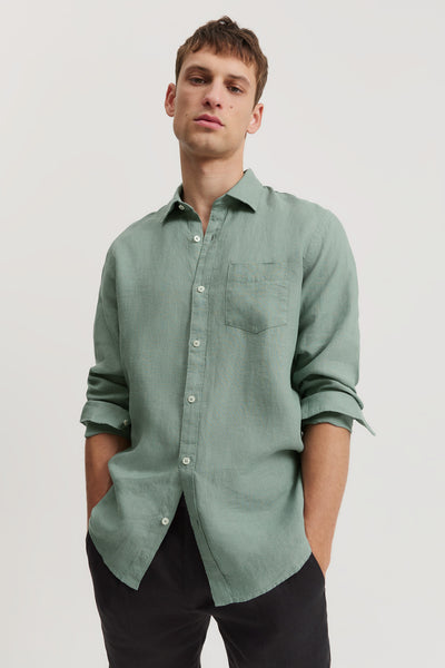 Organically Grown Linen Regular Fit Shirt