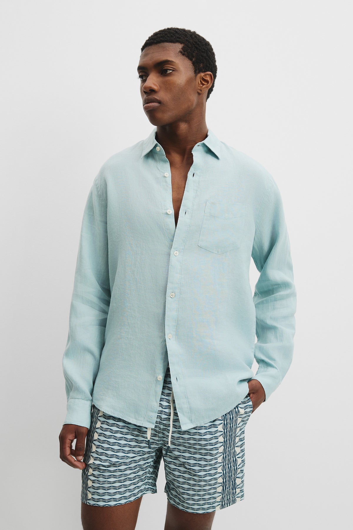 Organically Grown Linen Regular Fit Shirt