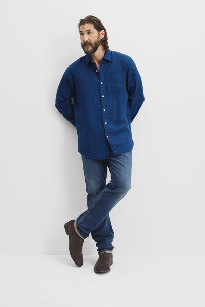 Organically Grown Linen Regular Fit Shirt