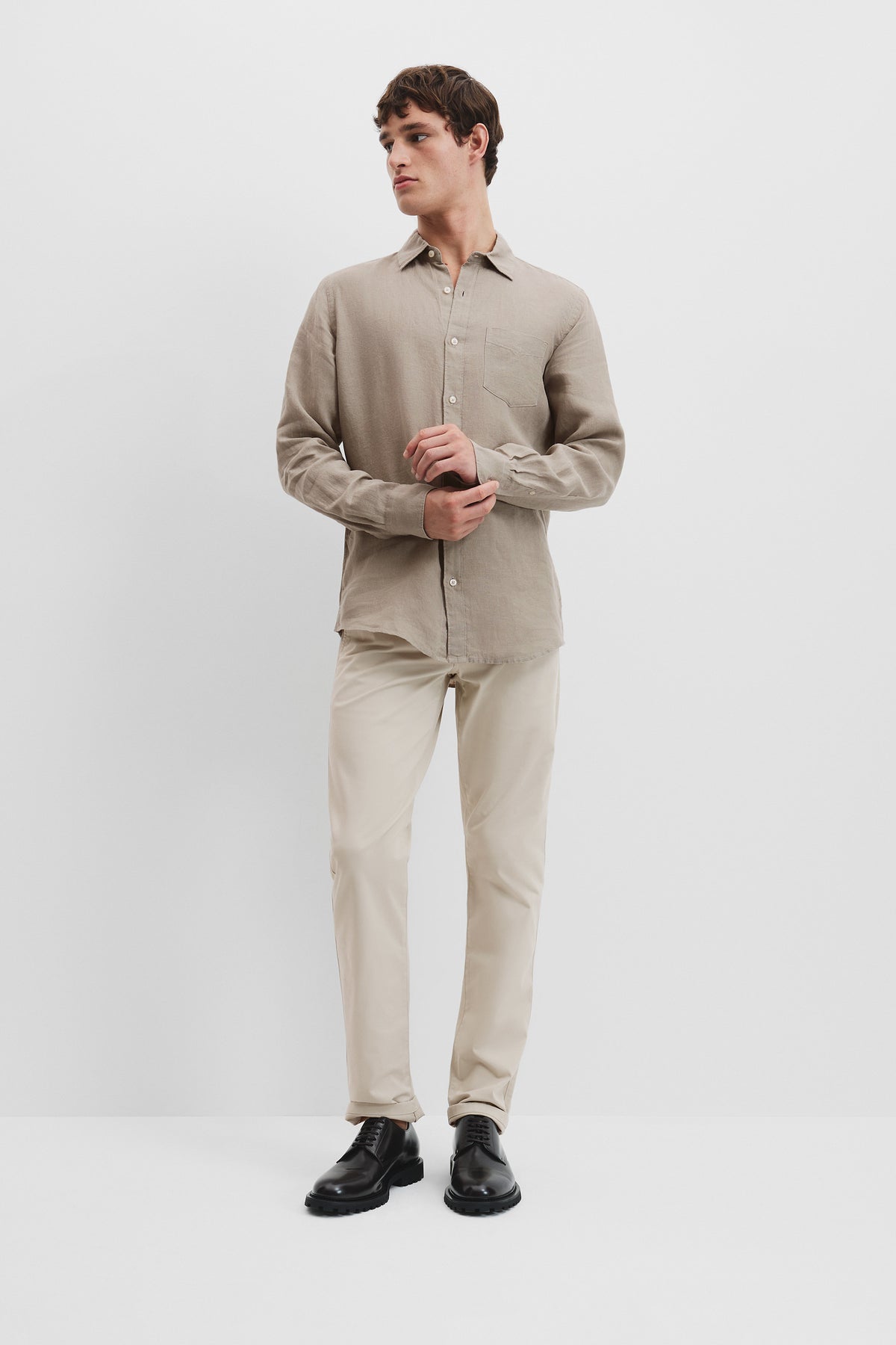 Organically Grown Linen Regular Fit Shirt