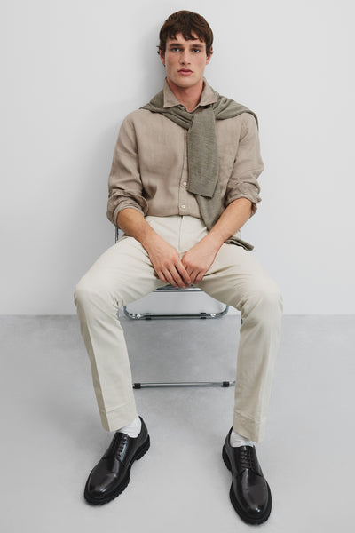 Organically Grown Linen Regular Fit Shirt