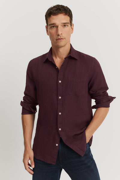 Organically Grown Linen Regular Fit Shirt