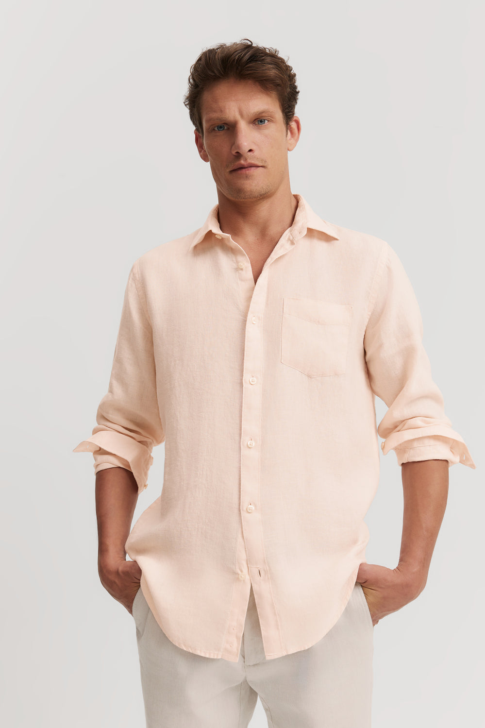 Organically Grown Linen Regular Fit Shirt