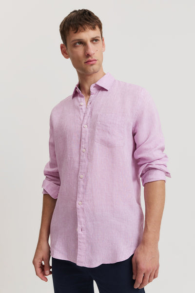 Organically Grown Linen Regular Fit Shirt
