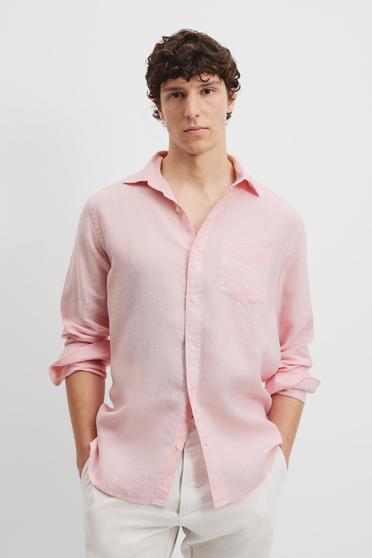 Organically Grown Linen Regular Fit Shirt