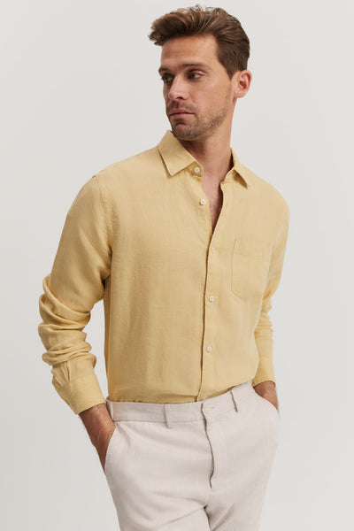 Organically Grown Linen Regular Fit Shirt
