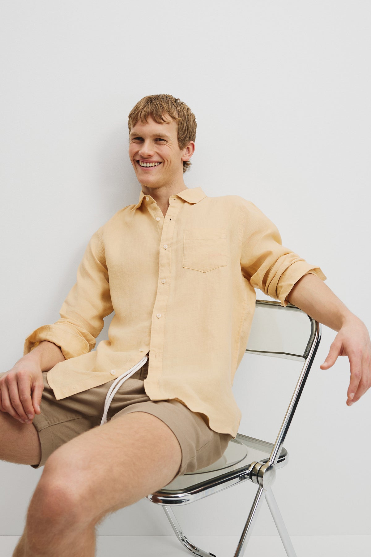 Organically Grown Linen Regular Fit Shirt