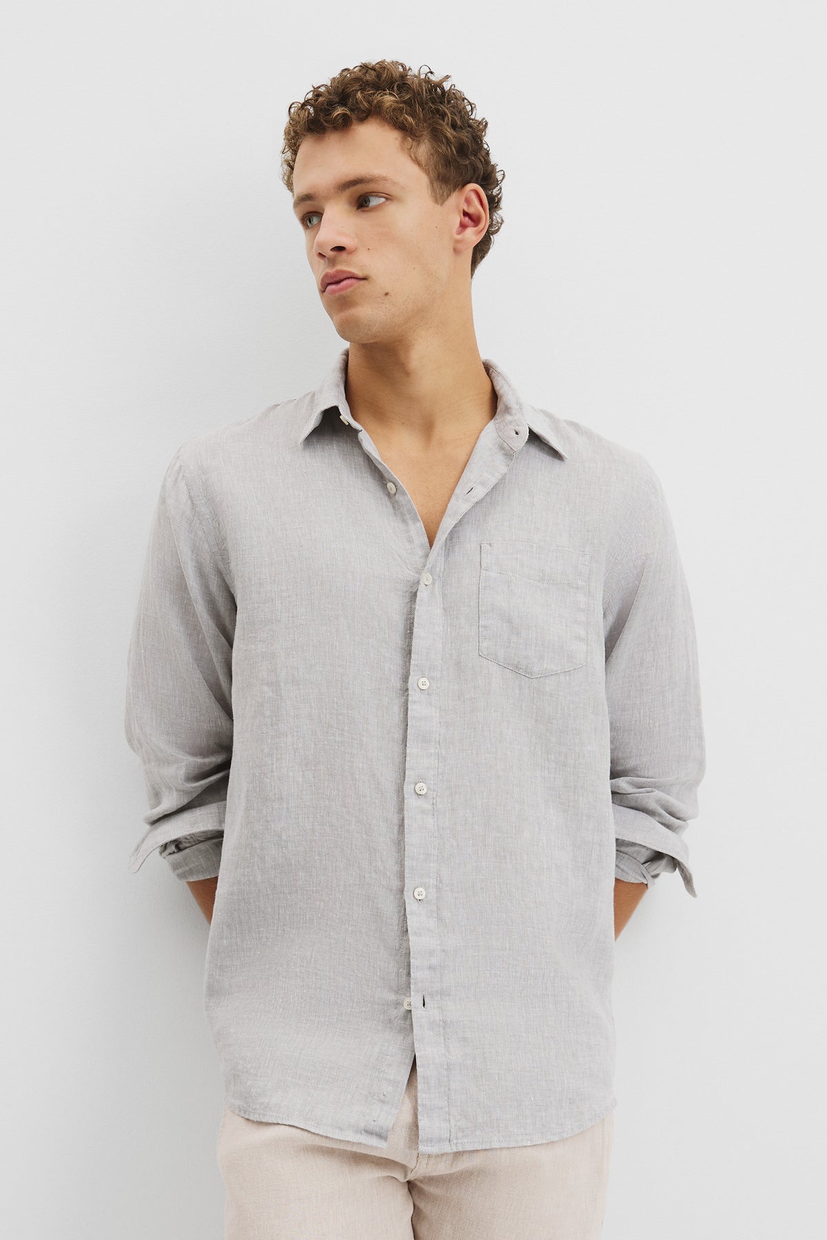 Organically Grown Linen Regular Fit Shirt
