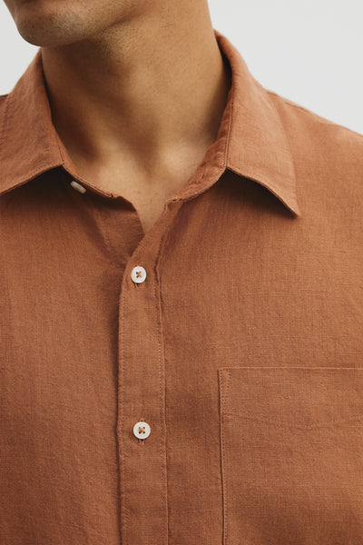 Organically Grown Linen Regular Fit Shirt