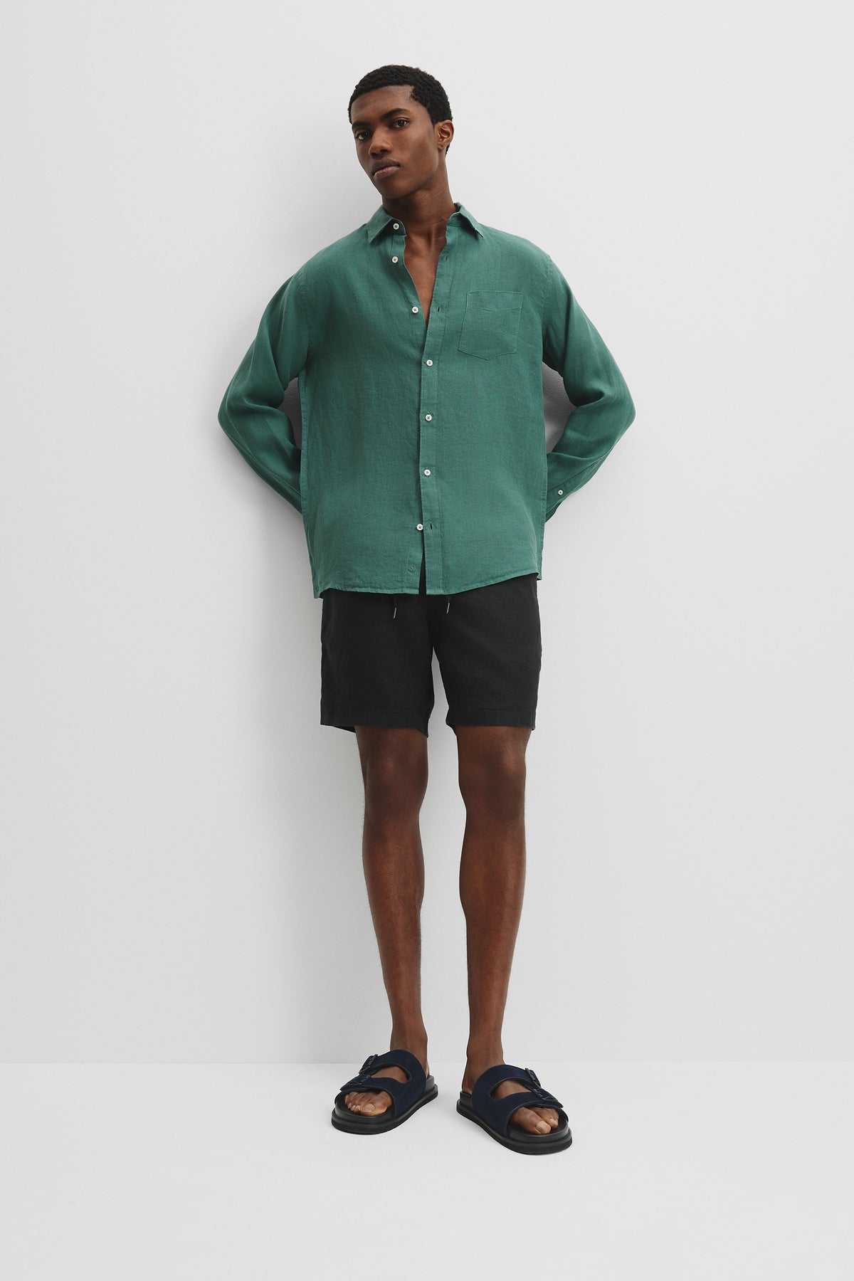 Organically Grown Linen Regular Fit Shirt