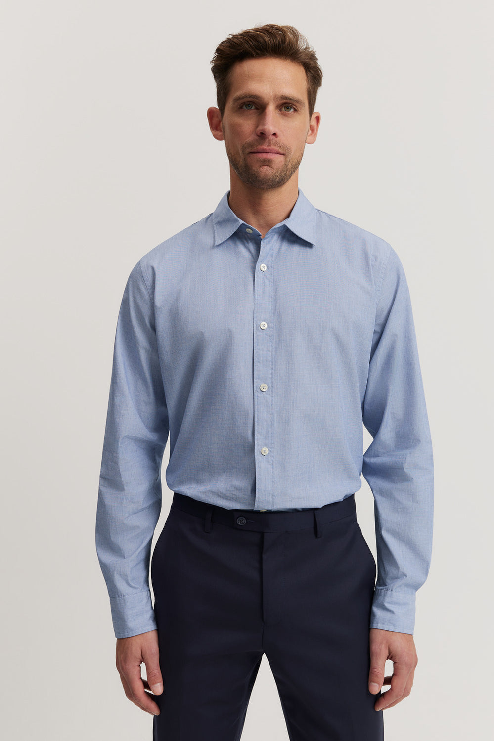 Regular Fit Cotton Dobby Shirt