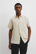 Organically Grown Linen Regular Fit Short Sleeve Shirt