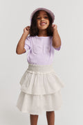 Shirred Tier Skirt