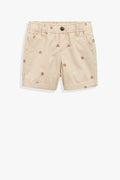 Cotton Blend Boat Pull On Short
