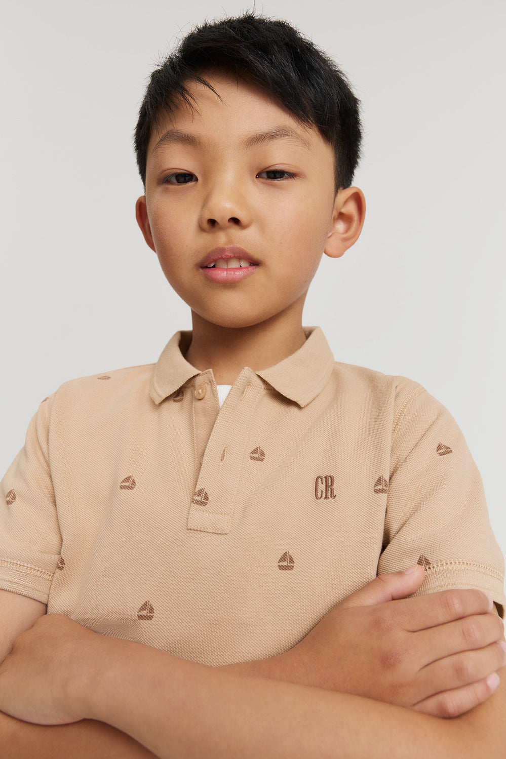 Cotton Boat Polo Shirt