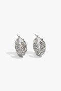 Textured Hoop Earring