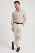 Tailored Fit Linen Stripe Shirt