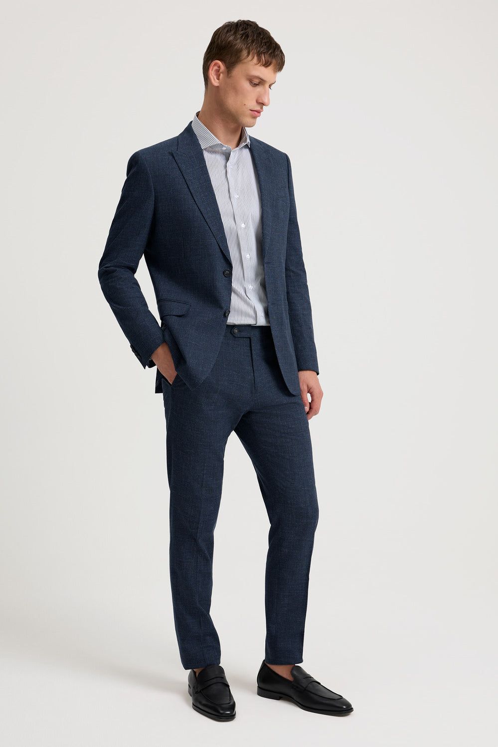 Tailored Fit Superfine Cotton Stripe Shirt