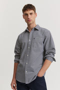 Regular Fit Cotton Gingham Oxford Shirt