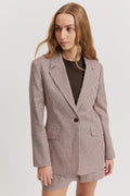 Linen Yarn Dyed Blazer