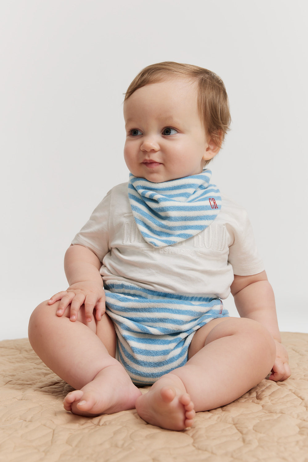 Cotton Stripe Terry Bloomer