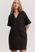 Linen Popover Dress