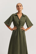 Cut-Out Midi Dress