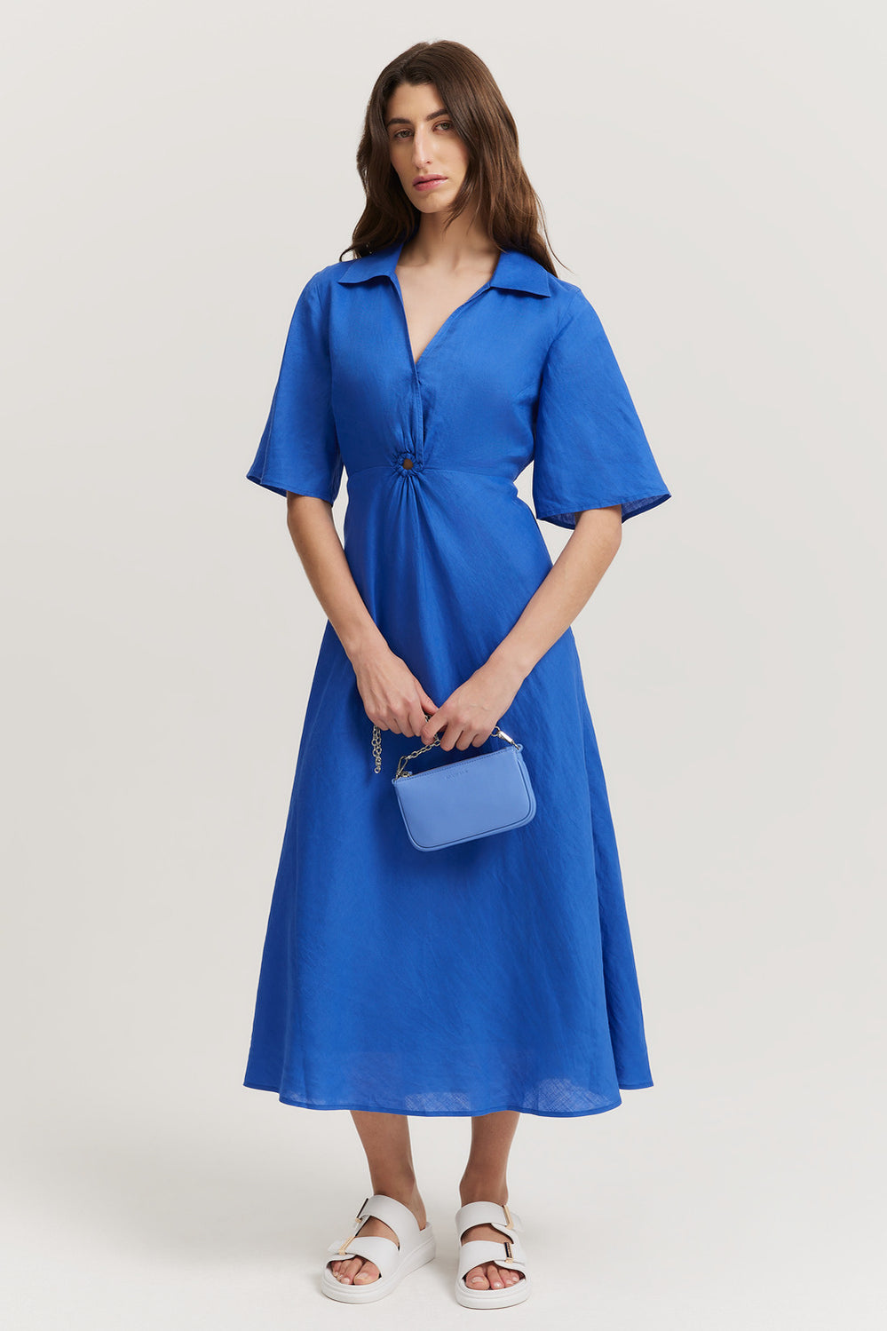 Cut-Out Midi Dress