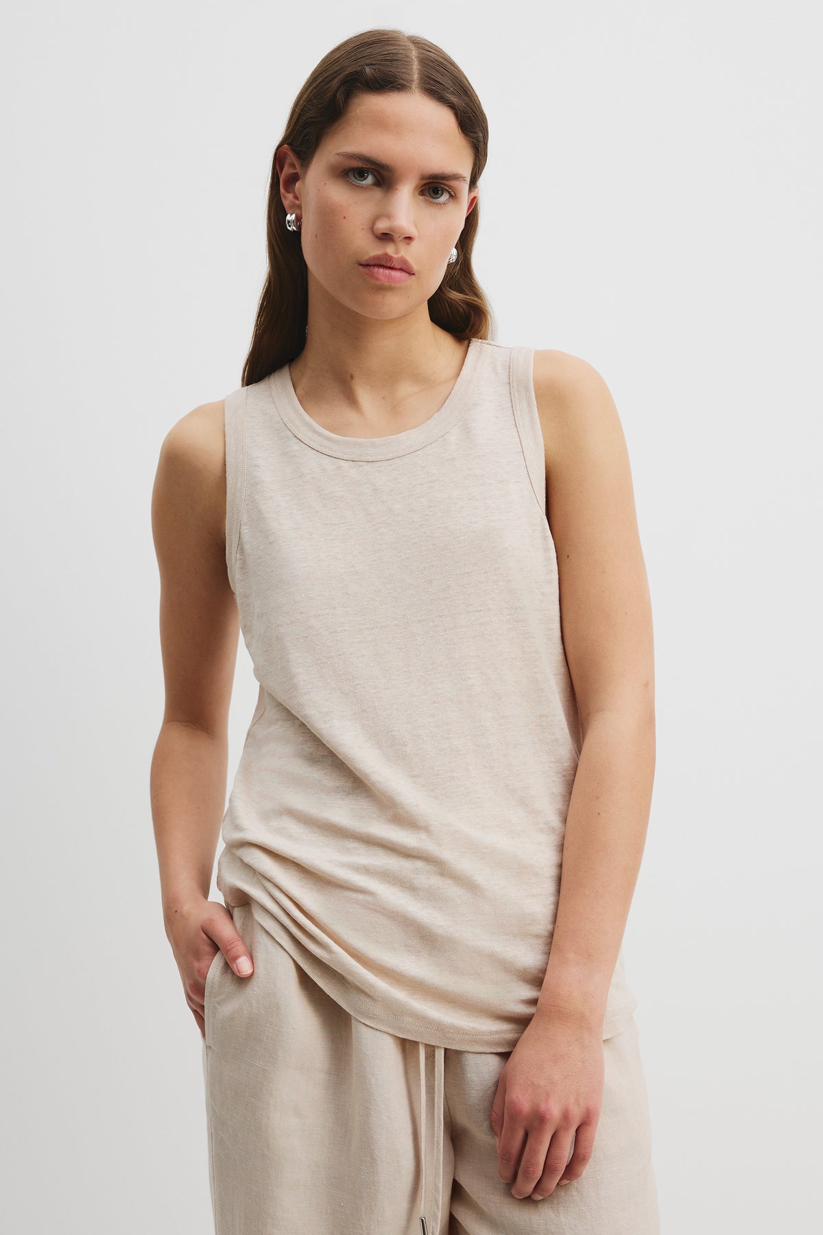Linen Jersey Tank