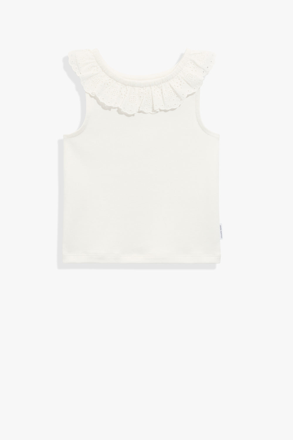 Broderie Frill Tank