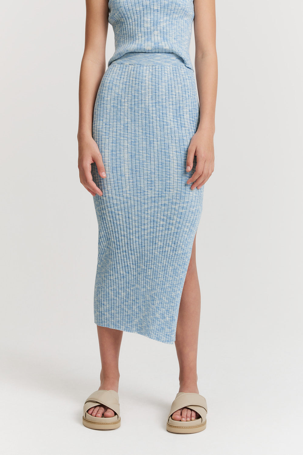 Teen Space Dye Knit Skirt