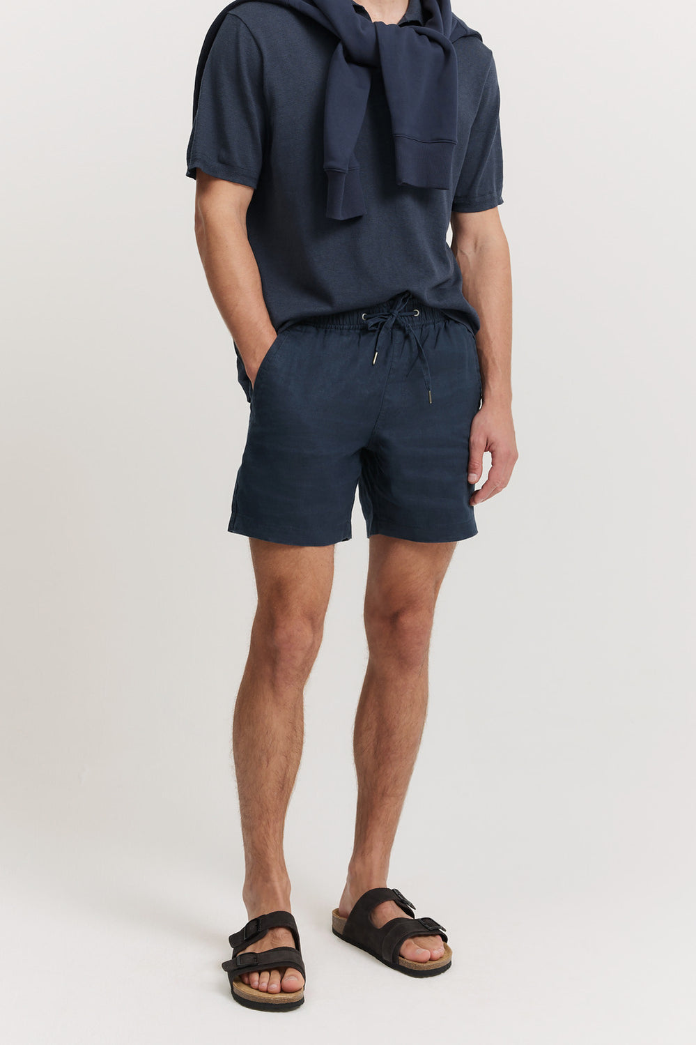 Linen 6" Drawcord Short