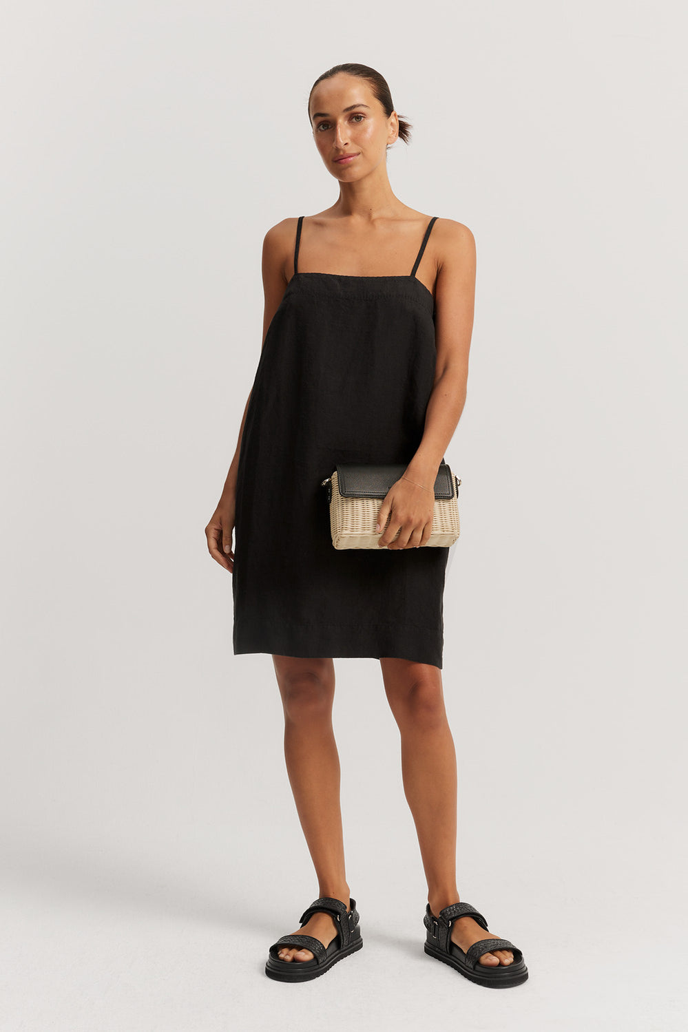 Linen Mini Dress