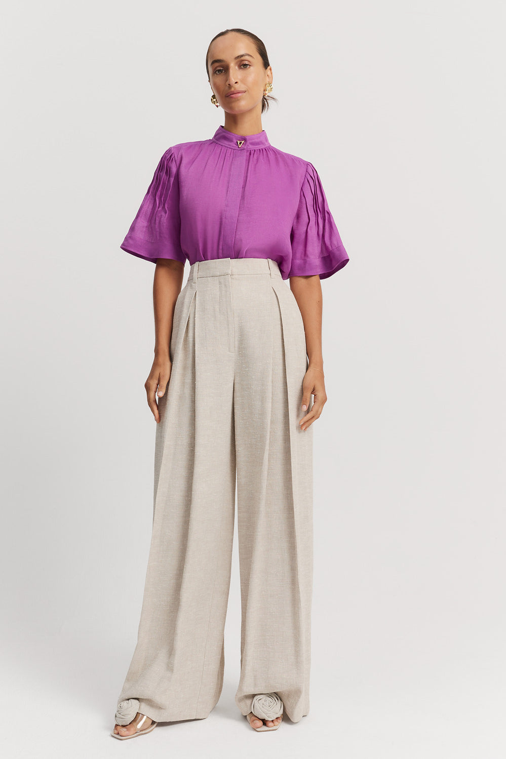Pintuck Detail Blouse