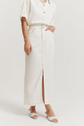 Denim Maxi Skirt