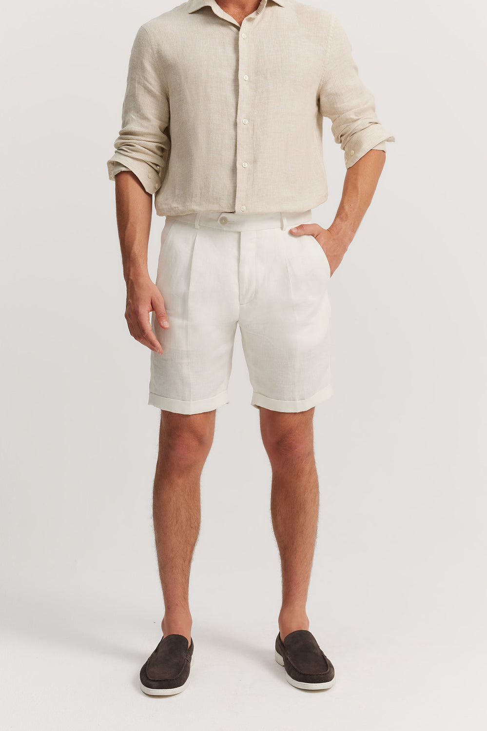 Tailored Linen Short