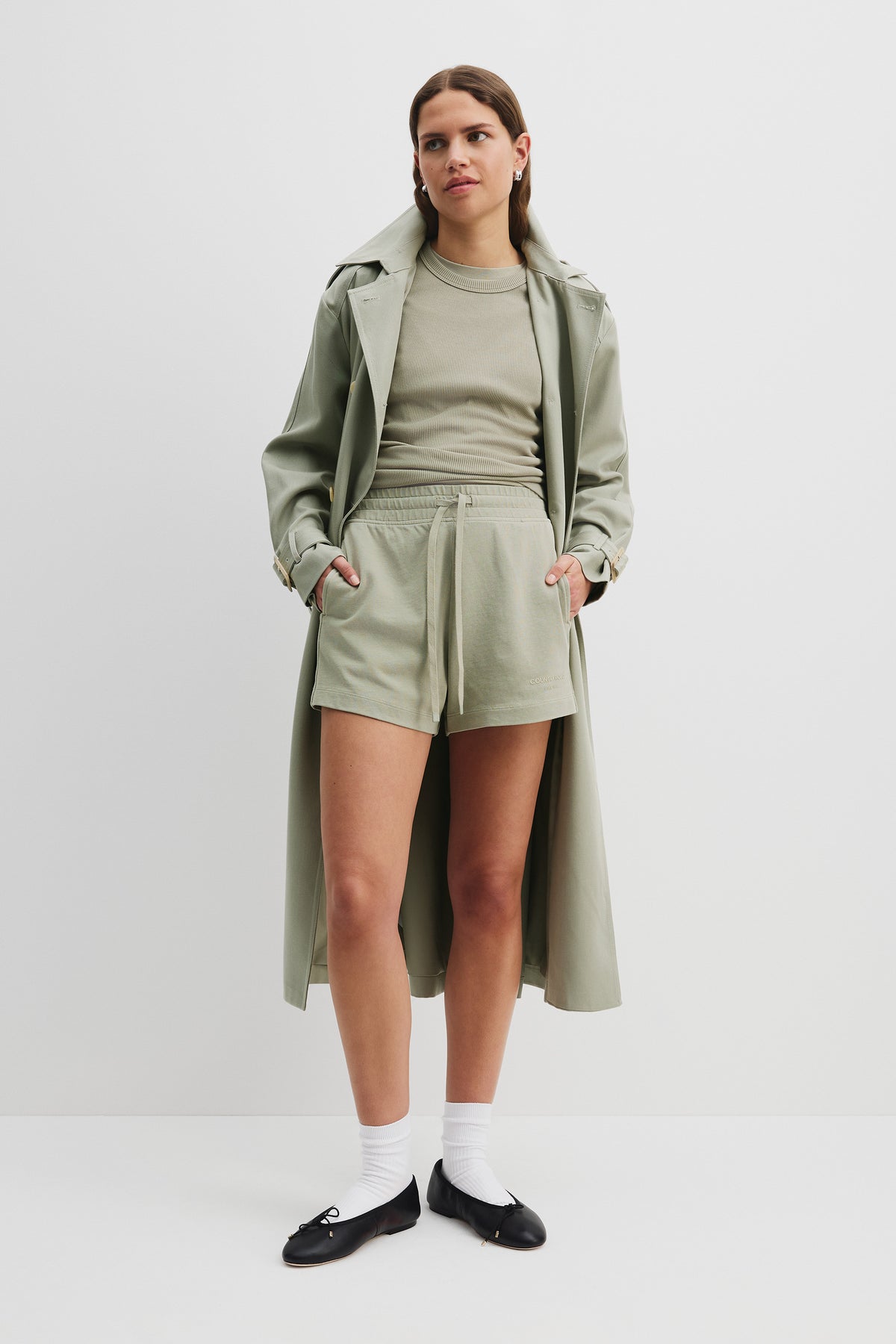 Cotton Washed Jersey Short