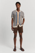 Multi Stripe Knit Shirt
