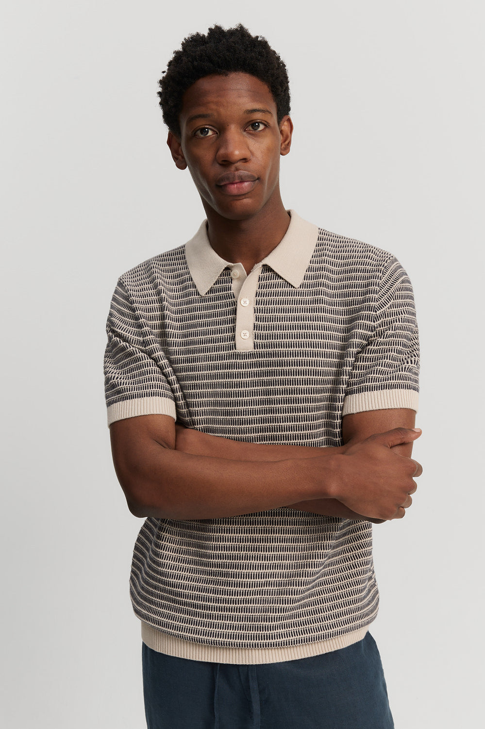 Cotton Knit Polo