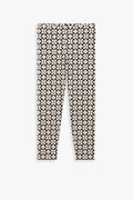 Organically Grown Cotton Blend Geometric Legging