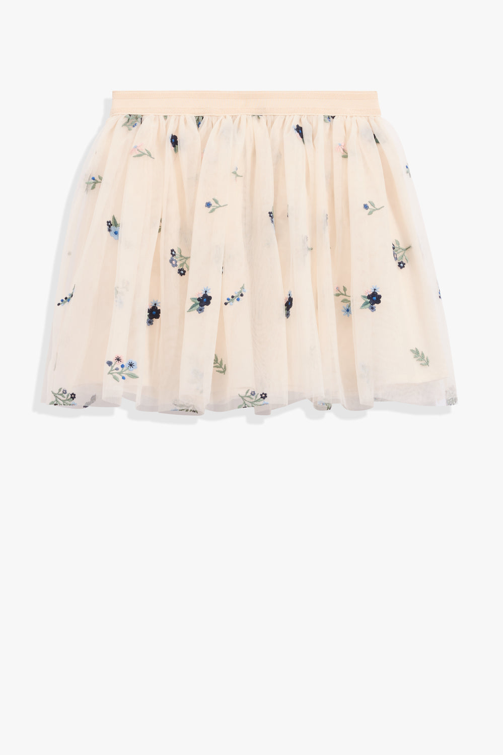 Embroidered Tulle Skirt