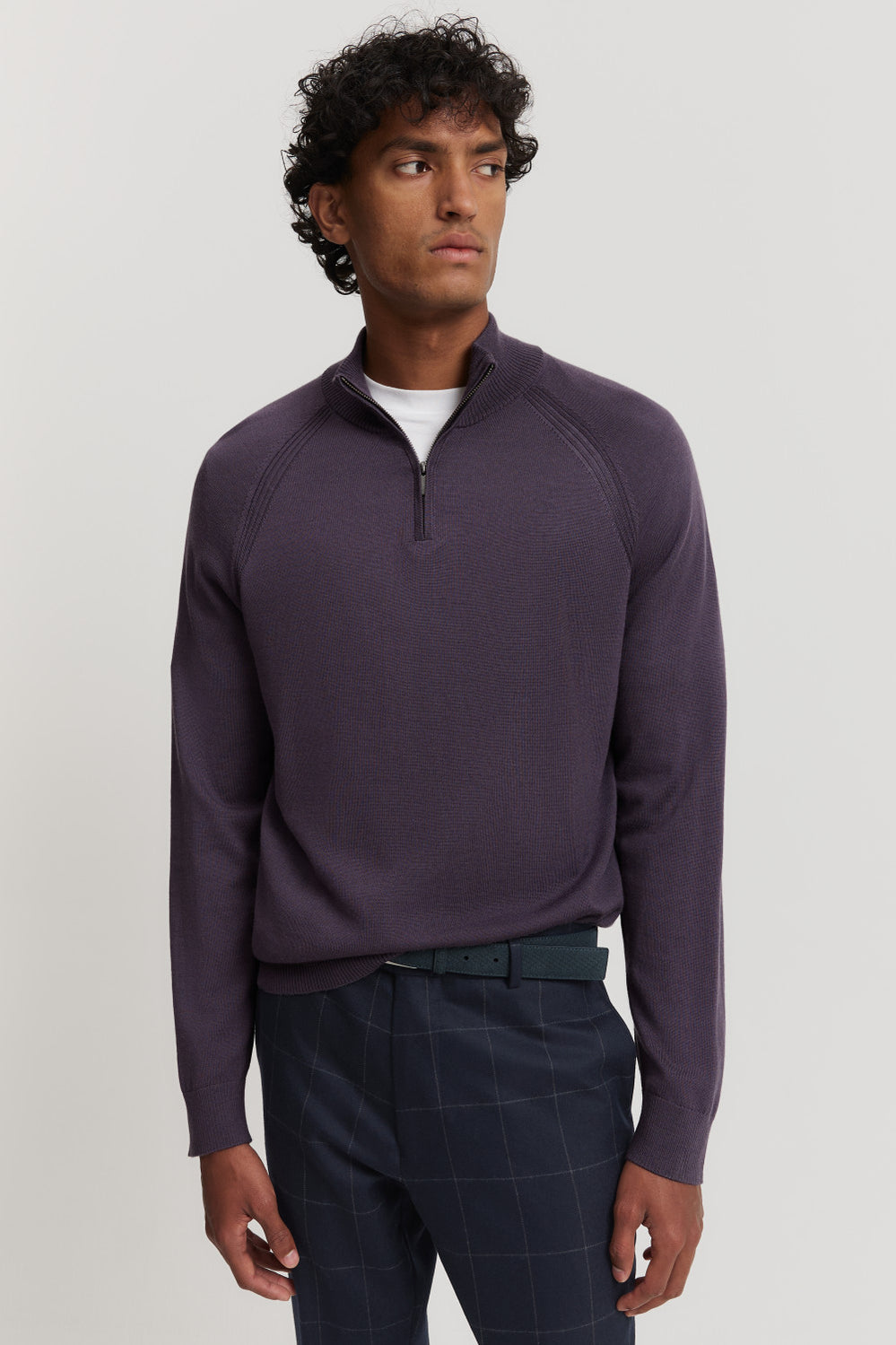 Australian Merino Half Zip Knit